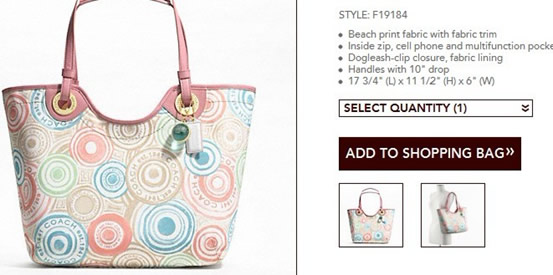 COACH海淘下单攻略